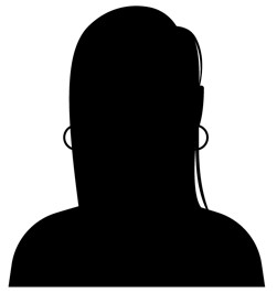 woman silhouette standing